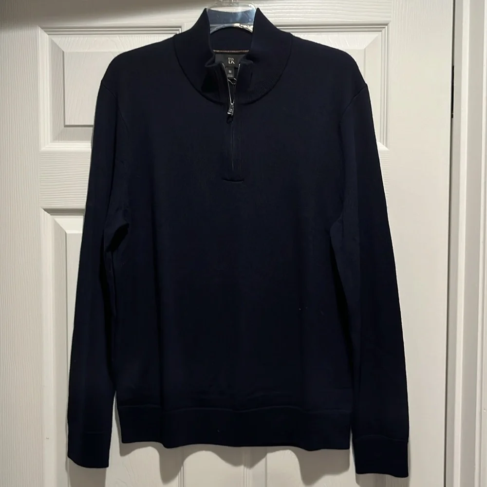 NWT Banana Republic Men’s Raoul Merino Navy Sweater Size XS